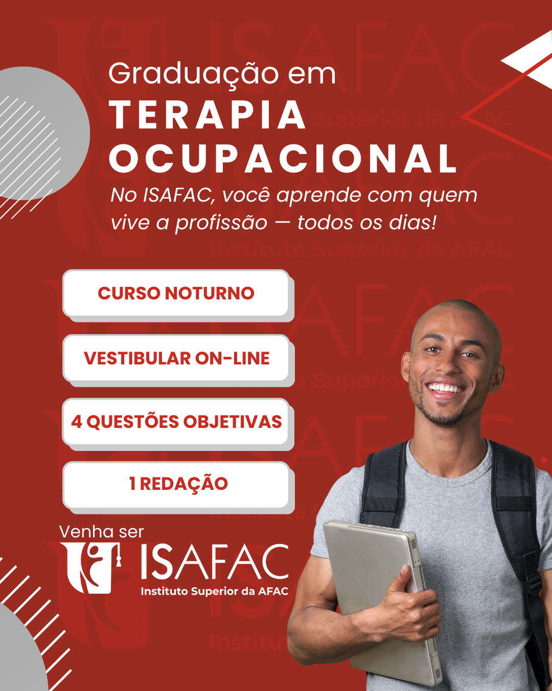 Iscrições Vestibular 2025-2 - Terapia Ocupacional